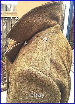 Vintage Wwii Us Wool Overcoat Military Army Air Corps Force 1942 Ww2 Uniform 36r