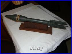 Vintage ww2 us M6A3 Inert Practice bazooka rocket u. S army u. S. Marines