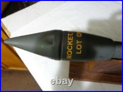 Vintage ww2 us M6A3 Inert Practice bazooka rocket u. S army u. S. Marines