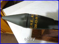 Vintage ww2 us M6A3 Inert Practice bazooka rocket u. S army u. S. Marines