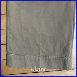 Vtg 1940s Military Pants Mens 31 x 31 US Army Khaki Button Fly Trousers WW2 WWII