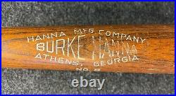 Vtg 1940s WWII US Army Special Services Rudy York Burke Hanna Baseball Bat 35