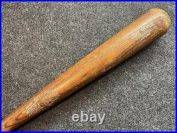 Vtg 1940s WWII US Army Special Services Rudy York Burke Hanna Baseball Bat 35