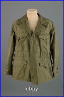 Vtg Men's WW2 US Army M-43 Field Jacket 36 Small Reg 50s Vtg Sateen