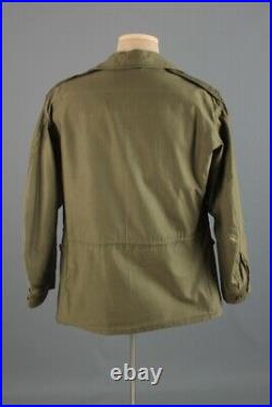 Vtg Men's WW2 US Army M-43 Field Jacket 36 Small Reg 50s Vtg Sateen