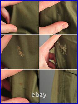 Vtg Men's WW2 US Army M-43 Field Jacket 36 Small Reg 50s Vtg Sateen