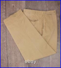 Vtg Men's WWII 40s US Army Button Fly Khakis Pants 43x31 XL WW2 1940s Trousers