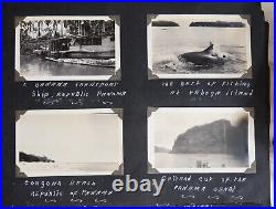 Vtg WWII 1936 1938 US Army 11th Engineers Panama Canal 273 Photo Album RPPC