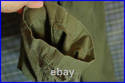 Vtg WWII Korea M-1943 M43 US Army OD Drab Trousers Chino Pants 30 W x 28 L