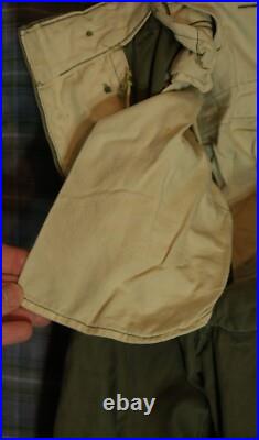 Vtg WWII Korea M-1943 M43 US Army OD Drab Trousers Chino Pants 30 W x 28 L