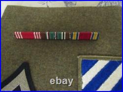 Vtg. WWII Named US Army 3rd Division 30th Inf. Rgt Co. L Insignia + Photo Lot