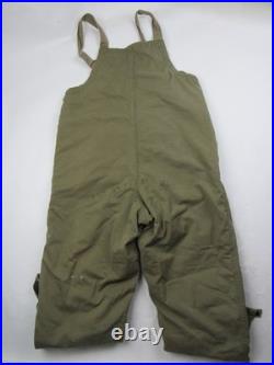 Vtg WWII Tanker Bib Overalls With 1st Anti Tank Battalion Stencil WW2 US Army RARE