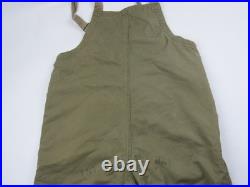 Vtg WWII Tanker Bib Overalls With 1st Anti Tank Battalion Stencil WW2 US Army RARE