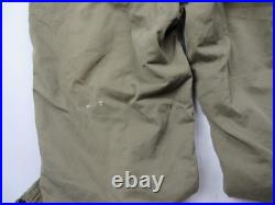 Vtg WWII Tanker Bib Overalls With 1st Anti Tank Battalion Stencil WW2 US Army RARE