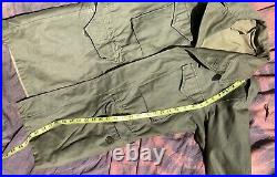 Vtg WWII U. S. Army M-1943 M1943 Field Jacket 1st Version 38 M Original Repair