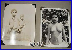 Vtg WWII US Army Albino South Pacific Photo Papa New Guinea Fiji Tribe Natives