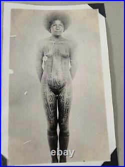 Vtg WWII US Army Albino South Pacific Photo Papa New Guinea Fiji Tribe Natives