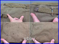 Vtg WWII US Army Haversack Backpack Dated 1942 Unissued Boyt 42 WW2