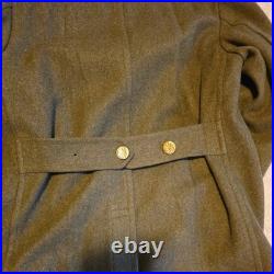 Vtg. WWII US Army Overcoat Wool Trench Coat Great Coat Size 40 1942 Vtg. WWII US Army Overcoat Wool Trench Coat Great Coat Size 40 1942