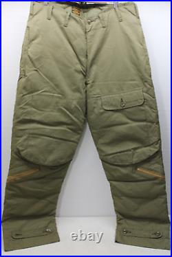 Vtg Wwii Army Air Force Type A-8 Flight Pants Eddie Bauer Goose Down Men's 40