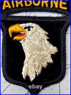 WW 2 US Army 101st Airborne Division Patch with Reenforced Tab Inv# Type8