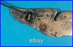 WW 2, US Army Air Corps Air Crew Silver Wing, CBI Made, No HM, VG Cond, #11