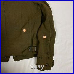 WW II Era 1947 US Army Jacket Field Wool O. D. 34S No. 55 J 569 660 Military