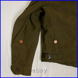 WW II Era 1947 US Army Jacket Field Wool O. D. 34S No. 55 J 569 660 Military