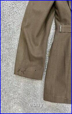 WW II Military Army Wool Jacket and Button Fly Pants with Catholic Prayer Book