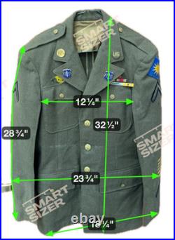 WW II US Army 40th Infantry Div. 108th Reg Dress Jacket 36L W Side Cap World War WW II US Army 40th Infantry Div. 108th Reg Dress Jacket 36L W Side Cap World War