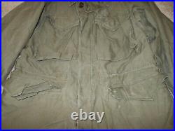 WW II US Army M1943 M43 COMBAT FIELD JACKET SIZE 34R VERY NICE