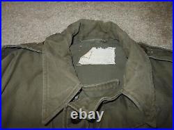 WW II US Army M1943 M43 COMBAT FIELD JACKET SIZE 34R VERY NICE