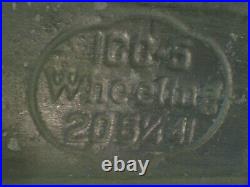 WW ll 1941 US ARMY WHEELING GALVANIZED JERRY GAS CAN GREAT PATINA RARE