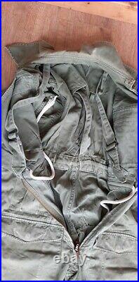 WW2 British original tankers overalls suit small sized
