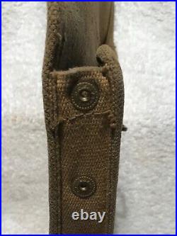 WW2 Canadian Army 1st Pattern Inglis Browning P-37 Web Holster