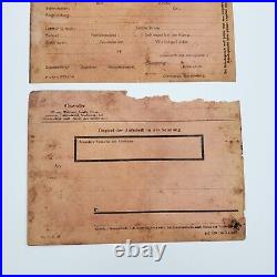 WW2 German Wehrmacht Infantry Grenadier war papers original army soldier old war