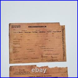 WW2 German Wehrmacht Infantry Grenadier war papers original army soldier old war