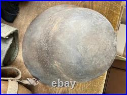 WW2 II Vintage Imperial Japanese Army Military Equipment Collection Helmet etc