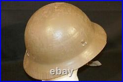 WW2 IJA Imperial Japanese Army Helmet Late War Last Ditch Named & Marked Orig
