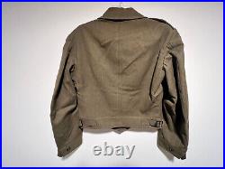 WW2 IKE 38R USA Army Field Wool Jacket With Patches 1944 & Garrison Hat Uniform