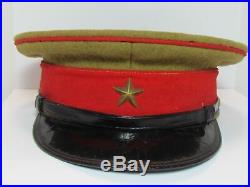 WW2 JAPANESE ARMY OFFICER CAP Hat helmet ORIGINAL medal JAPAN WAR WWII badge pin
