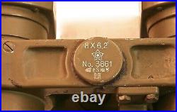 WW2 Japanese Army 8x6.2 deg. Trench Scope Binoculars with original Case & Tripod