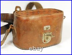 WW2 Japanese Army Combat Medic's Medical Bag Leather Pouch with Belt Red Cross