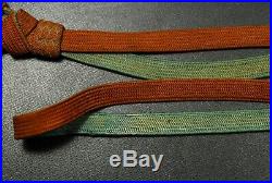 WW2 Japanese Army Company Officers Sword Tassel Cord Gunto Blue/Brown 51cm