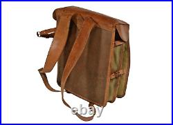 WW2 Japanese Army Officers Backpack Leather Bag Military Equipment