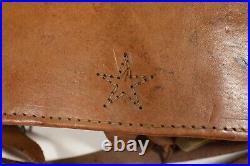 WW2 Japanese Army Officers Backpack Leather Bag Military Equipment