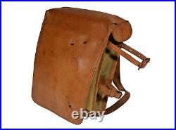 WW2 Japanese Army Officers Backpack Leather Bag Military Equipment