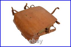 WW2 Japanese Army Officers Backpack Leather Bag Military Equipment