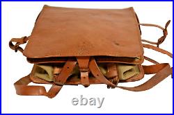 WW2 Japanese Army Officers Backpack Leather Bag Military Equipment