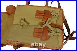 WW2 Japanese Army Officers Backpack Leather Bag Military Equipment